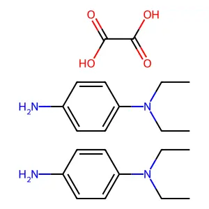 N,N-二乙基对苯二胺半草酸盐 structure