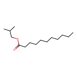 十一烷酸2-甲基丙酯 structure