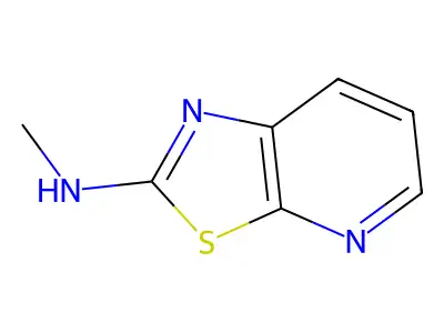 Thiazolo[5,4-b]pyridin-2-amine, N-methyl- structure