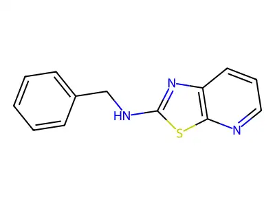 Thiazolo[5,4-b]pyridin-2-amine, N-(phenylmethyl)- structure