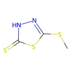 5-Methylthio-1,3,4-thiadiazole-2-thiol structure