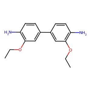 3,3'-Diethoxybiphenyl-4,4'-diamine structure
