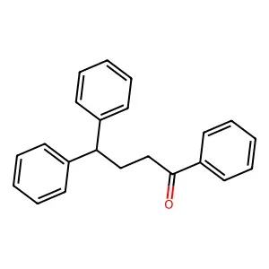 Ethyl 2-benzoyl-4-cyanobutanoate structure