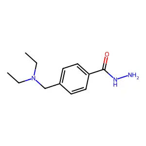 4-(diethylaminomethyl)benzohydrazide structure