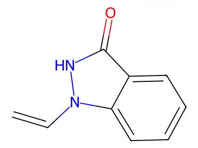 3H-Indazol-3-one, 1-ethenyl-1,2-dihydro- structure