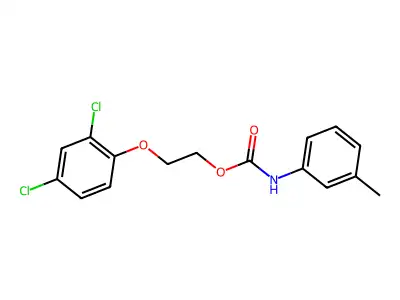2-(2,4-Dichlorophenoxy)ethyl N-(M-tolyl)carbamate structure