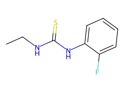 1-Ethyl-3-(2-fluorophenyl)-2-thiourea structure