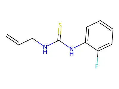 1-(2-fluorophenyl)-3-prop-2-enylthiourea structure