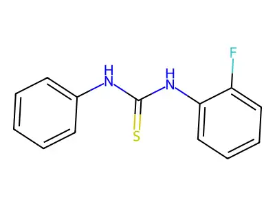 1-(2-Fluorophenyl)-3-phenylthiourea structure