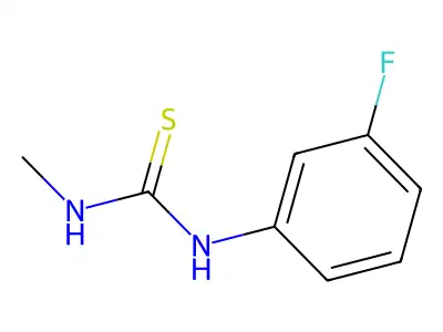 1-(3-Fluorophenyl)-3-methyl-2-thiourea structure