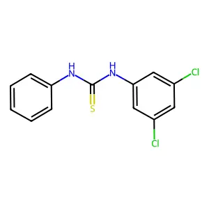 N-(3,5-dichlorophenyl)-N'-phenylthiourea structure