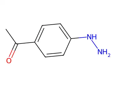 Ethanone, 1-(4-hydrazinophenyl)- structure