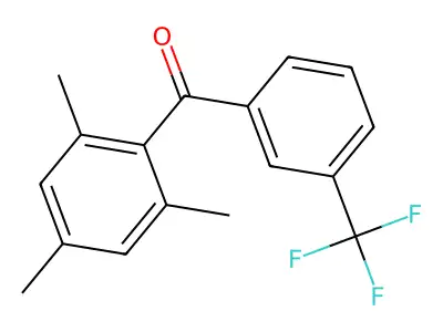 Methanone, [3-(trifluoromethyl)phenyl](2,4,6-trimethylphenyl)- structure