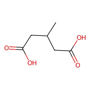 3-Methylglutaric acid structure