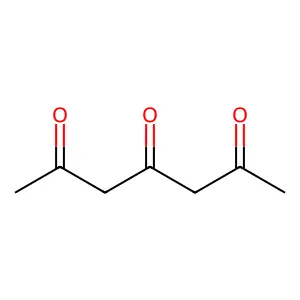 2,4,6-庚三酮 structure