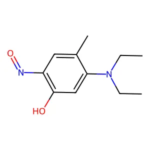 5-Diethylamino-2-nitroso-4-methylphenol structure