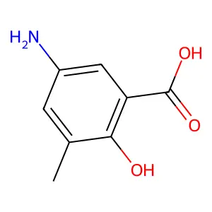 5-Amino-2-hydroxy-3-methylbenzoic acid structure