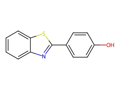 2-(4-Hydroxyphenyl)benzothiazole structure