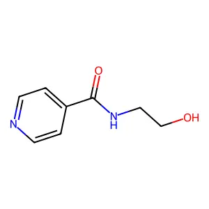 N-羟乙基异烟酰胺 structure