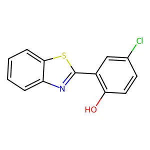 2-(1,3-Benzothiazol-2-yl)-4-chlorophenol structure