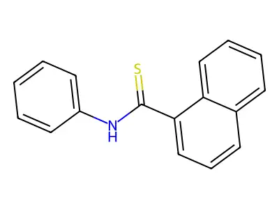 1-Naphthalenecarbothioamide, N-phenyl- structure