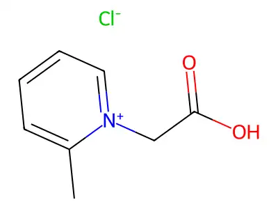 1-(Carboxymethyl)-2-methylpyridinium chloride structure