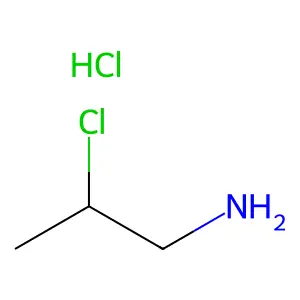 2-Chloropropan-1-amine hydrochloride structure