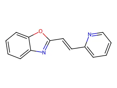 2-(2-Pyridin-2-ylethenyl)-1,3-benzoxazole structure