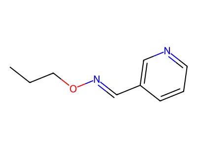 n-Propoxy-1-(pyridin-3-yl)methanimine structure