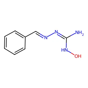 Hydrazinecarboximidamide, N-hydroxy-2-(phenylmethylene)- structure