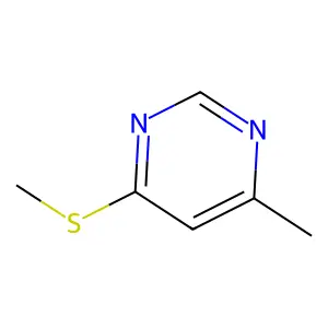 Pyrimidine, 4-methyl-6-(methylthio)- structure