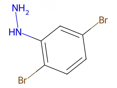 (2,5-Dibromophenyl)hydrazine structure