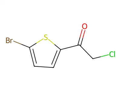 1-(5-Bromothiophen-2-yl)-2-chloroethanone structure