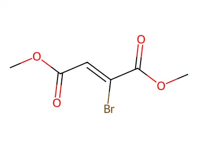 Dimethyl 2-bromobut-2-enedioate structure
