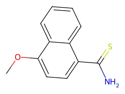 4-Methoxynaphthalene-1-carbothioamide structure