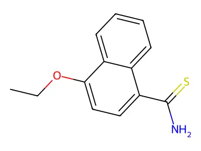 4-Ethoxynaphthalene-1-carbothioamide structure