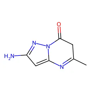 2-Imino-5-methyl-2,6-dihydropyrazolo(1,5-a)pyrimidin-7(1H)-one structure