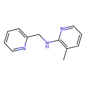 3-methyl-N-(pyridin-2-ylmethyl)pyridin-2-amine structure