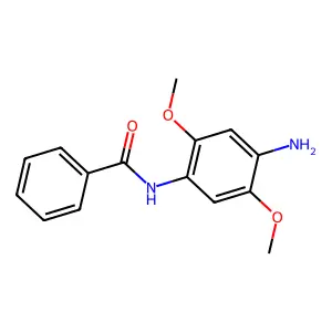 4-Benzoylamino-2,5-dimethoxyaniline structure