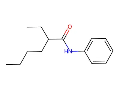 2-ethyl-N-phenylhexanamide structure