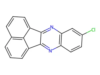 9-Chloroacenaphtho[1,2-b]quinoxaline structure