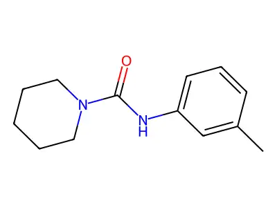 N-(3-methylphenyl)piperidine-1-carboxamide structure