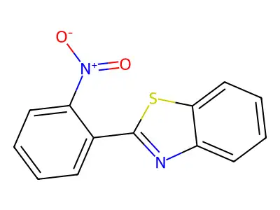 2-(2-Nitrophenyl)benzothiazole structure