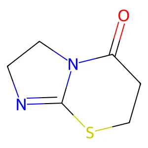 2,3,6,7-Tetrahydro-5H-imidazo(2,1-b)(1,3)thiazin-5-one structure