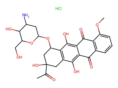 6'-Hydroxydaunorubicin structure