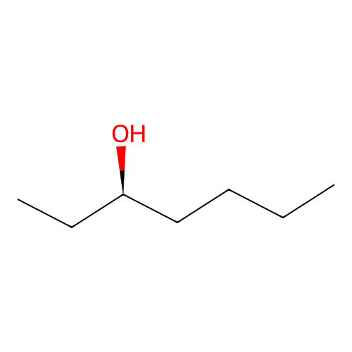 (3R)-heptan-3-ol structure