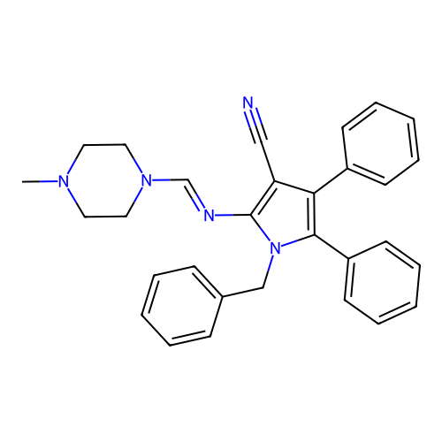 C30H29N5 structure