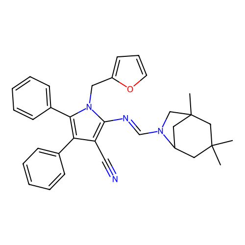 C33H34N4O structure