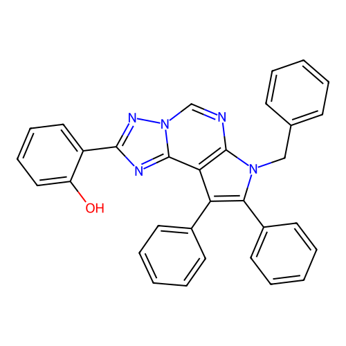 C32H23N5O structure