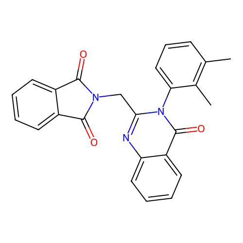 2-((3-(2,3-dimethylphenyl)-4-oxo-3,4-dihydroquinazolin-2-yl)methyl)isoindoline-1,3-dione structure